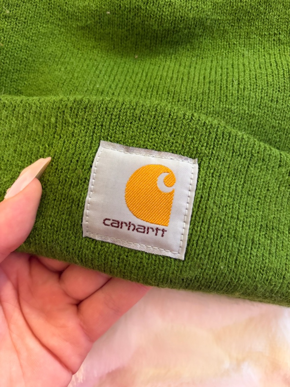 Carhartt Cuffed Beanie with Logo Patch - Picture 2 of 5